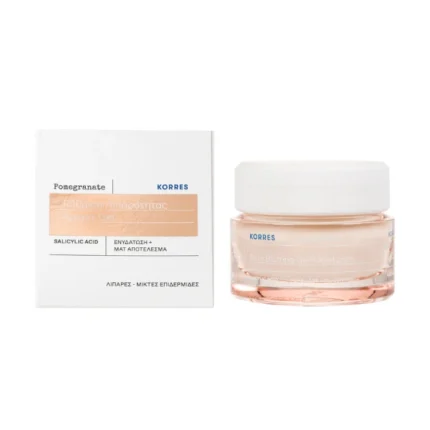Korres Pomegranate Crema-Gel Λιπαρές-Μικτές Επιδερμίδες 40ml