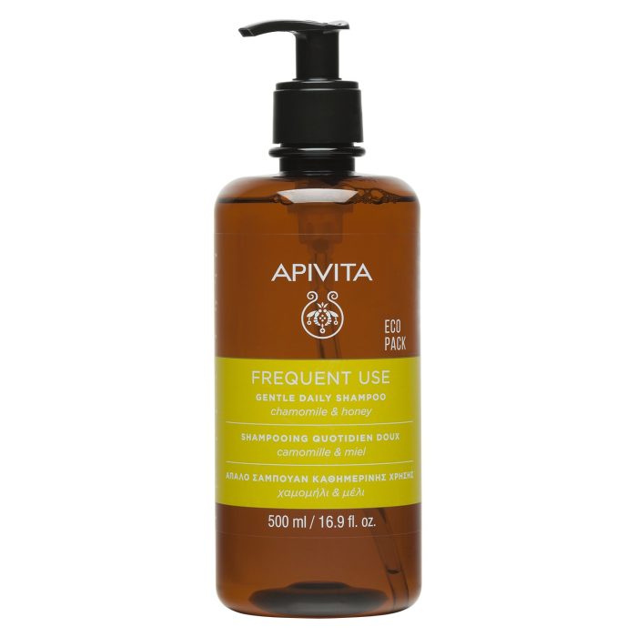 Apivita Frequent Use Gentle Daily Shampoo With Chamomile & Honey 500ml - Image 1