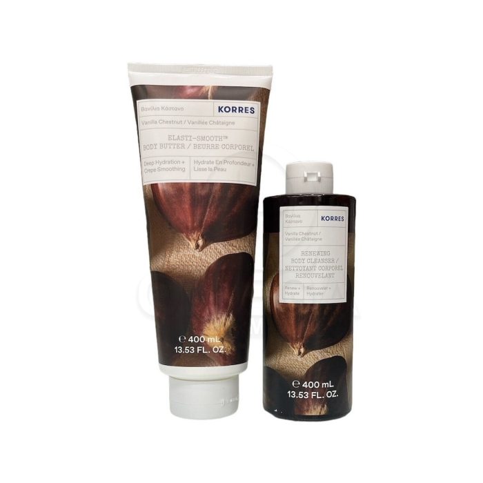 Body Butter Βανίλια Κάστανο 235ml & Αφρόλουτρο Βανίλια Κάστανο 400ml - Image 1