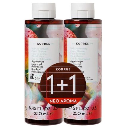 ΑΦΡΟΛΟΥΤΡΟ Άνθη Ροδακινιάς 250ml+250ml