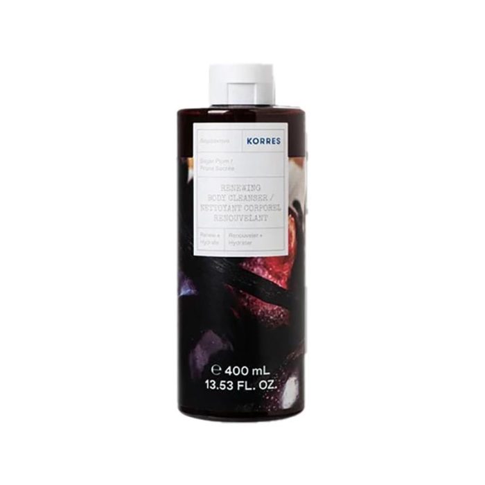 Korres Body Cleanser Αφρόλουτρο Δαμάσκηνο, 400ml - Image 1