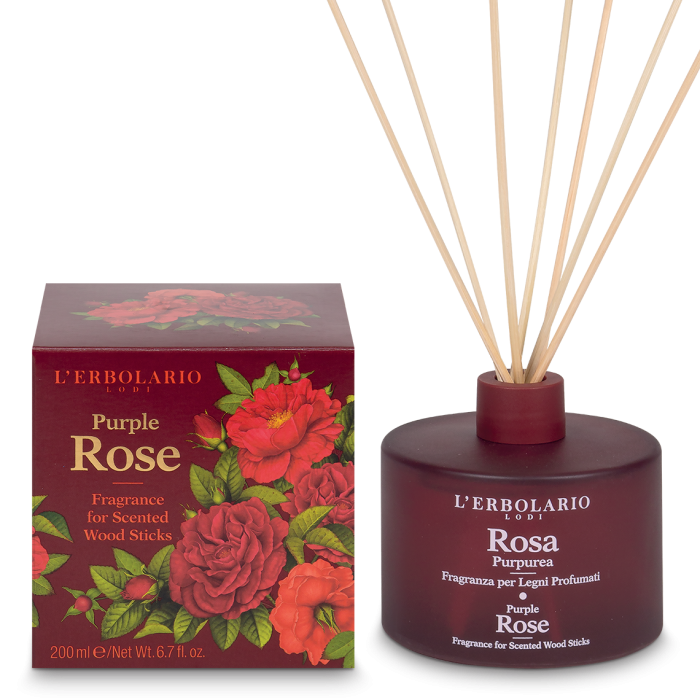 Αρωματικό χώρου με ξύλινα στικ Rosa Purpurea - Image 1